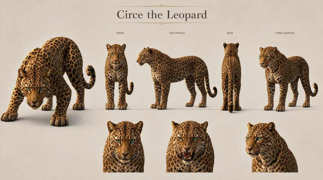 Circe the Leopard Circe